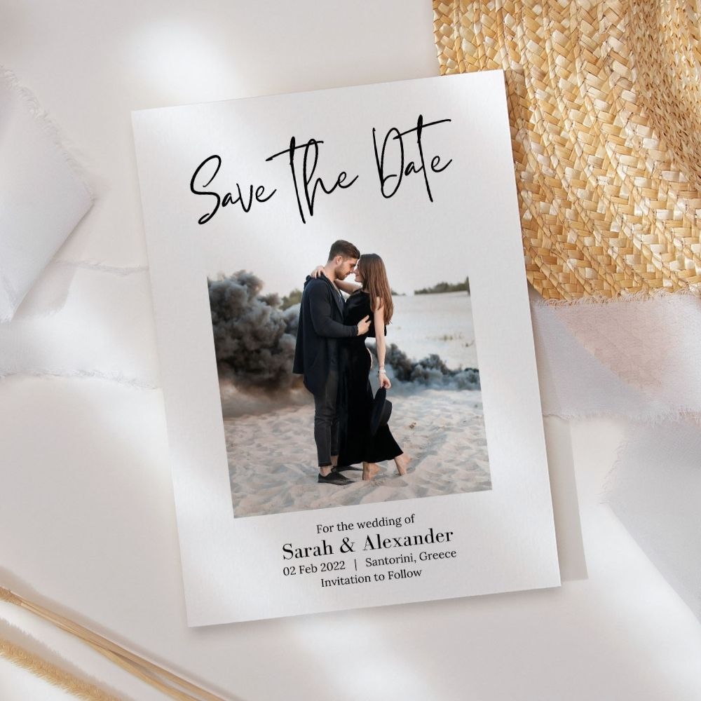 THYME Minimalist Save the Date