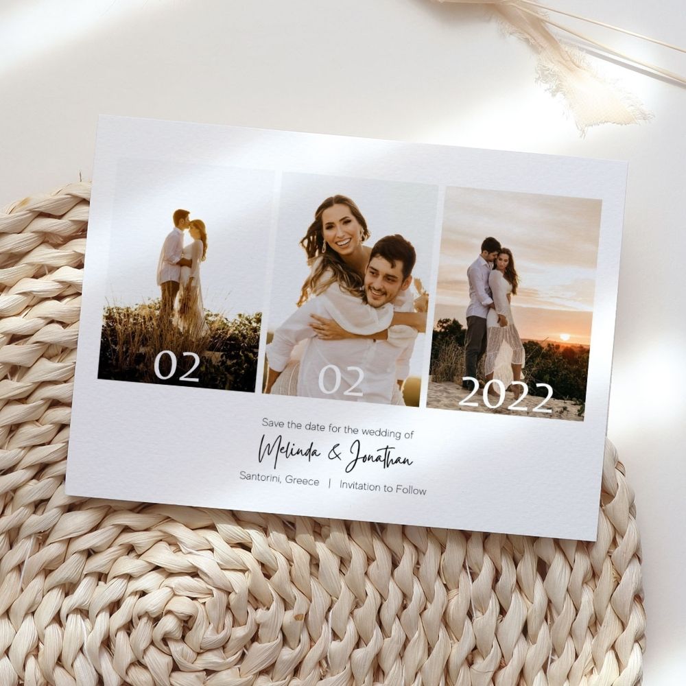 GISELLE Minimalist Save the Date