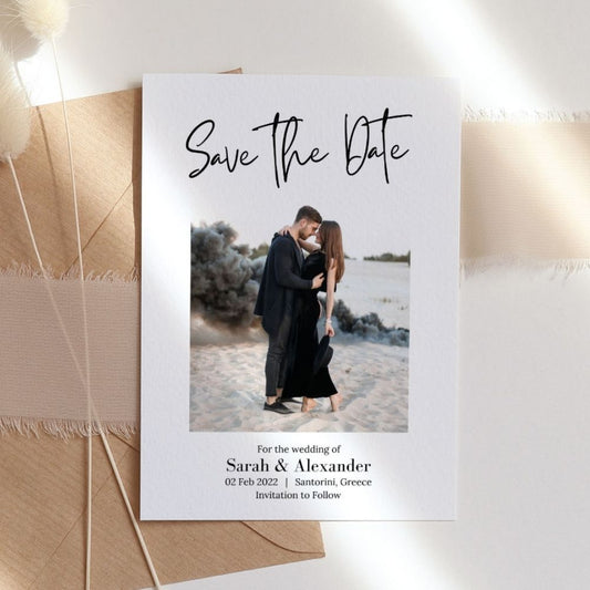 THYME Minimalist Save the Date