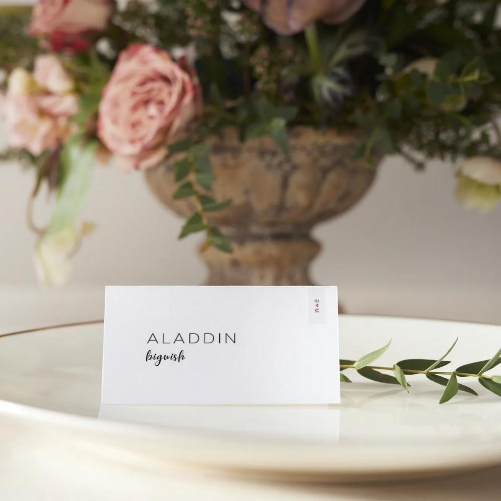 BETSEY Minimalist Place Card