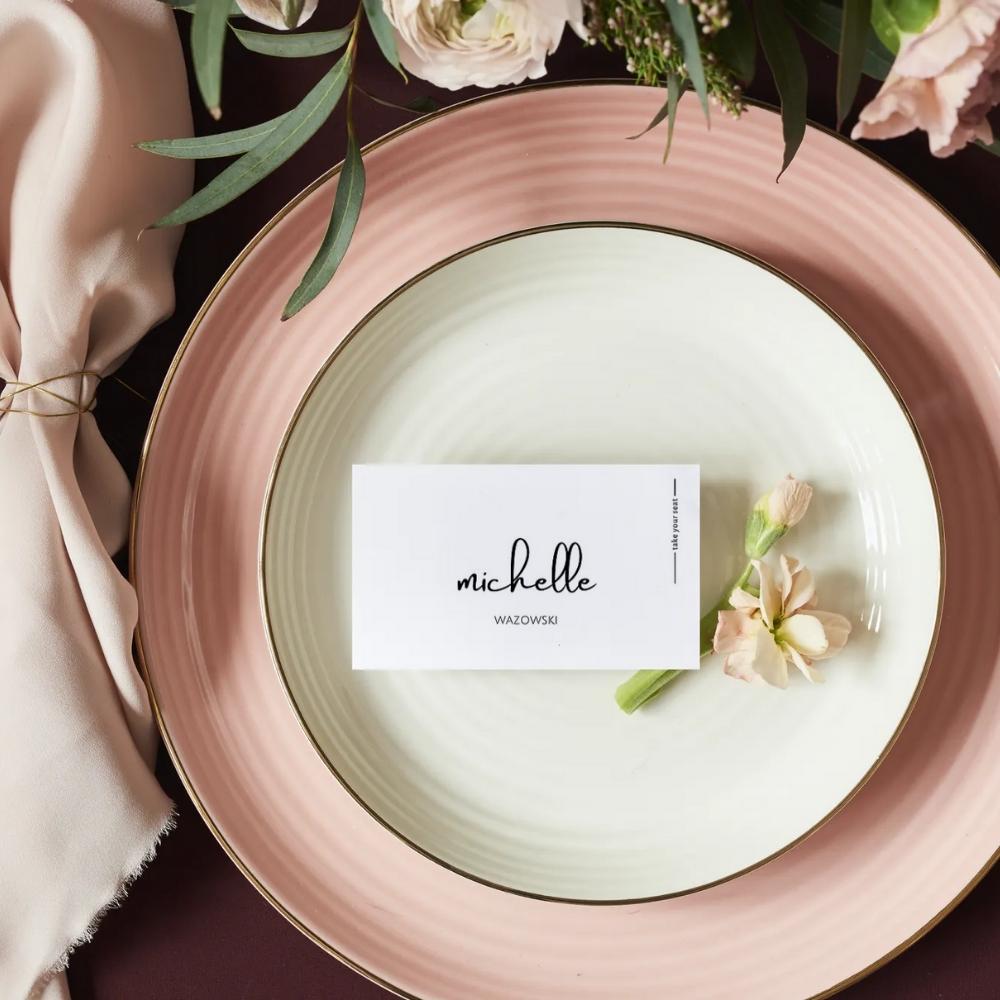 JULIANNE Minimalist Place Card