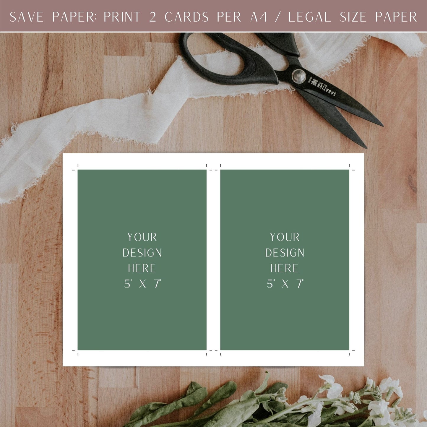 THYME Minimalist Engagement Party Invitation