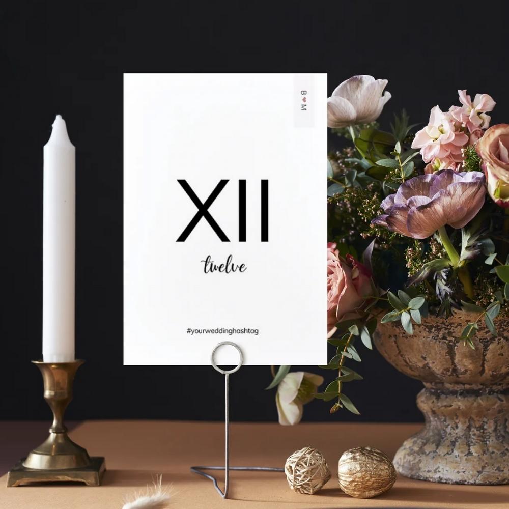 BETSEY Minimalist Table Numbers