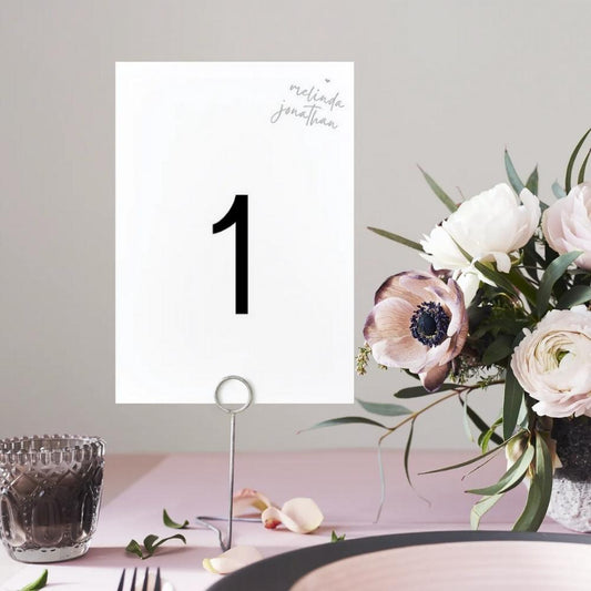 GISELLE Minimalist Table Numbers