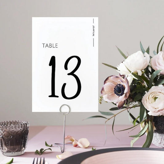 JULIANNE Minimalist Table Numbers