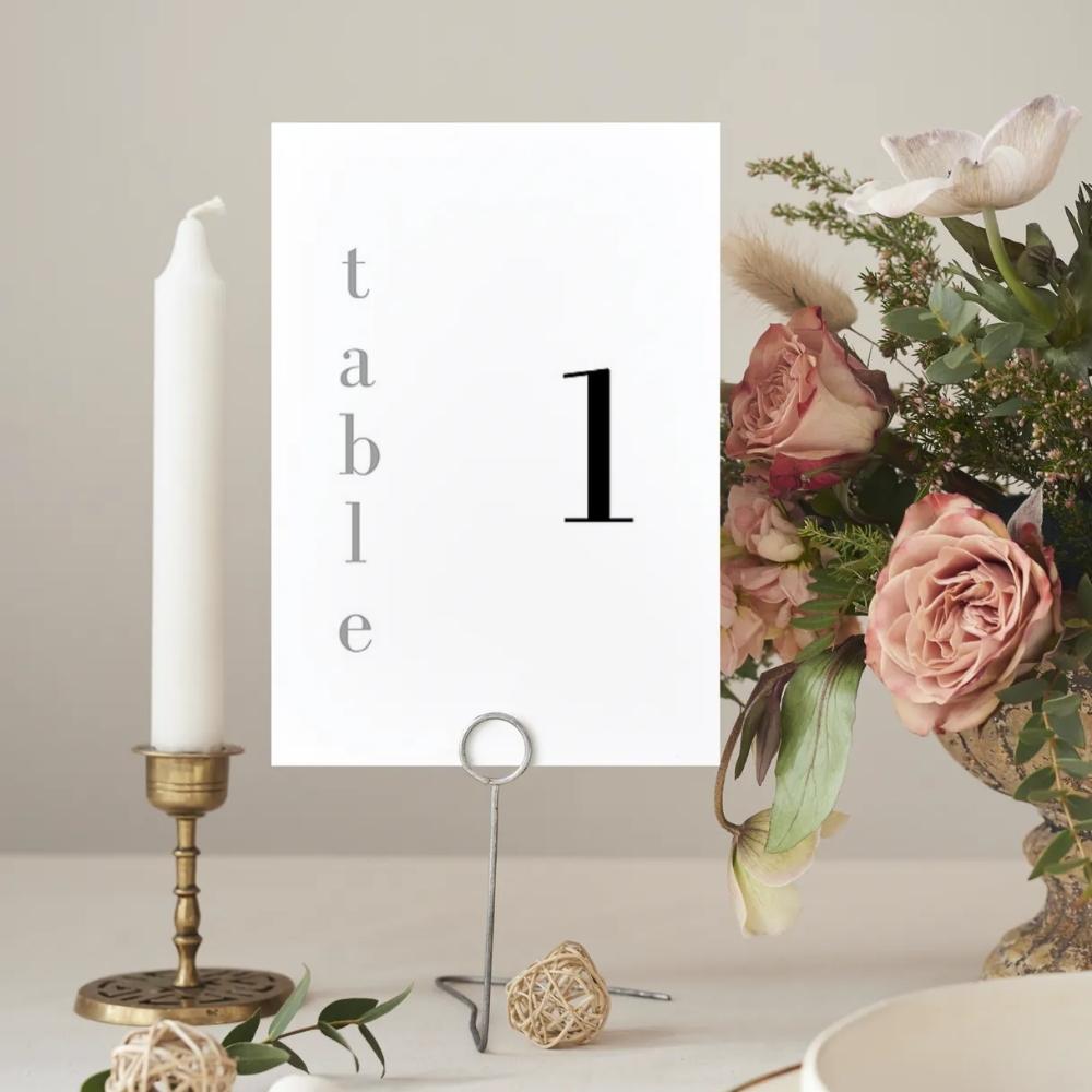 THYME Minimalist Table Numbers