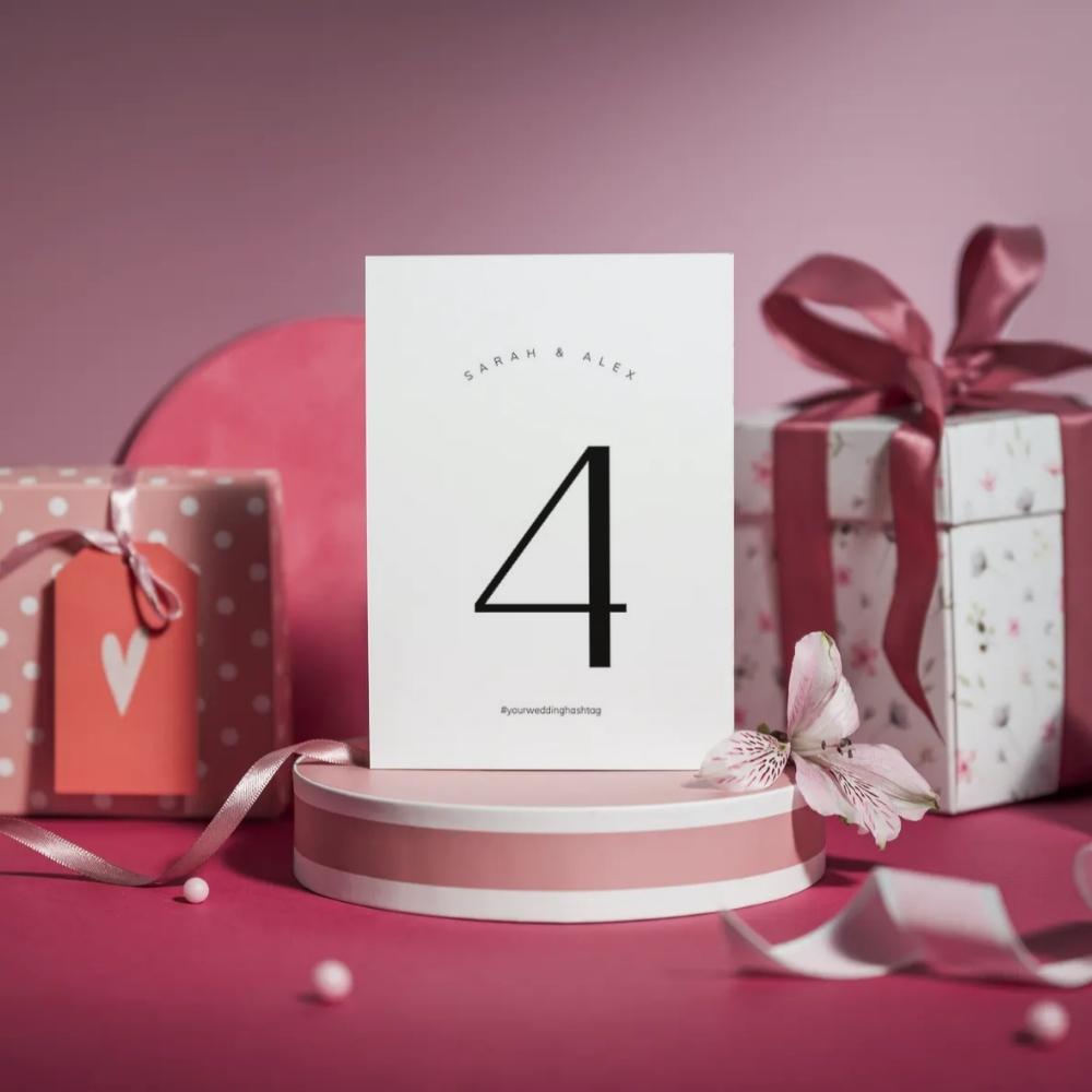 VIVIANNA Minimalist Table Numbers